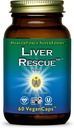 HEALTHFORCE SUPERFOODS Liver Rescue - Natural Liver Cleanse - with Milk Thistle & Dandelion Root - Gluten-Free & Vegan - 60 Capsules