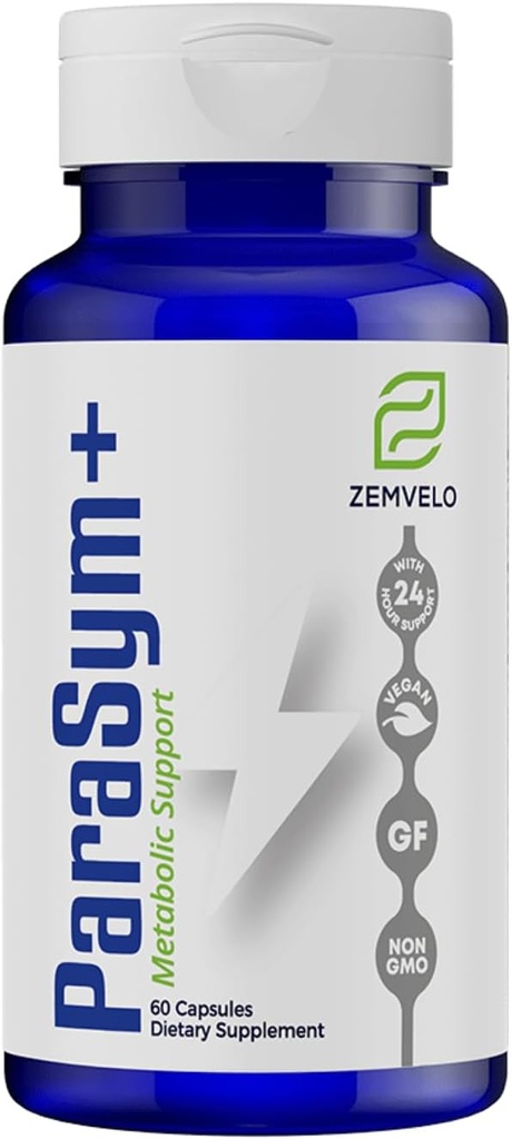 ParaSym+ - Aids Metabolic Activity | Assists Healthy Sleeping Patterns | Supports Cognitive Function | Nervous System Support | 30 Day Supply