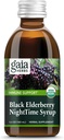 Gaia Herbs Black Elderberry, NightTime Syrup - Immune Support Supplement - With Organic Black Elderberries, California Poppy & Lemon Balm for Restful Sleep & Immune Defense - 5.4 Fl Oz (32-Day Supply)