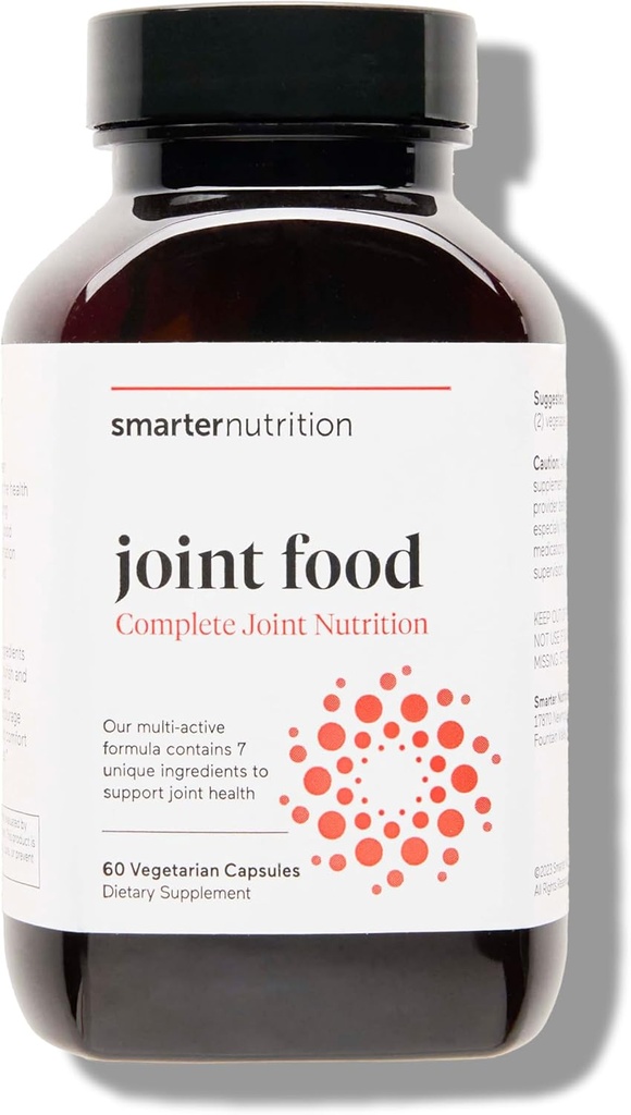 Smarter Joint Food - Nourishing Whole-Food Support for Lubrication, Mobility - Formulated with Collagen Type II, MSM, Vitamin C, Turmeric, Bromelain (Packaging May Vary – 30 Servings)