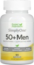 SuperNutrition SimplyOne Multi-Vitamin for Men 50+, 90 Count (Pack of 1)