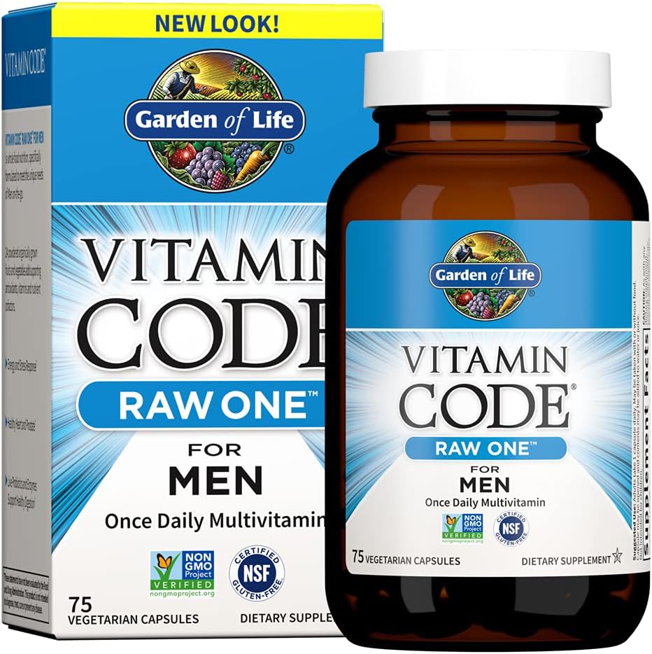 Garden of Life Vitamin Code Women's and Men's Multivitamins Bundle, 120+75 Capsules