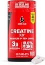 Six Star Creatine Pills, X3 (60 Caplets) - Creatine for Women & Men - Creatine Capsules Support Muscle Strength - Pre & Post Workout Creatine Supplement for Muscle Recovery & Building - 20 Servings