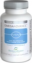 OmegaAdvance Omega-3 Fish Oil – Triglyceride Form with 1000 mg EPA & DHA – Plus Lutein & Zeaxanthin – Supports Heart, Brain Health and Eye Health – Lemon Coated – 60 Softgels