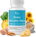 DR VITAMIN SOLUTIONS Bone Health Max - Advanced Calcium & Magnesium Supplement with Vitamin D3, Bromelain & Ipriflavone - 60 Tablets for Stronger Bones & Joint Support