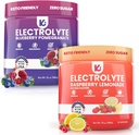 Keppi Keto Electrolytes Powder Bundle No Sugar - Zero Carbs - Made in USA - Advanced Hydration, Performance & Recovery - Raspberry Lemonade & Blueberry Pomegranate Flavor - Mixes Easily No Clumps