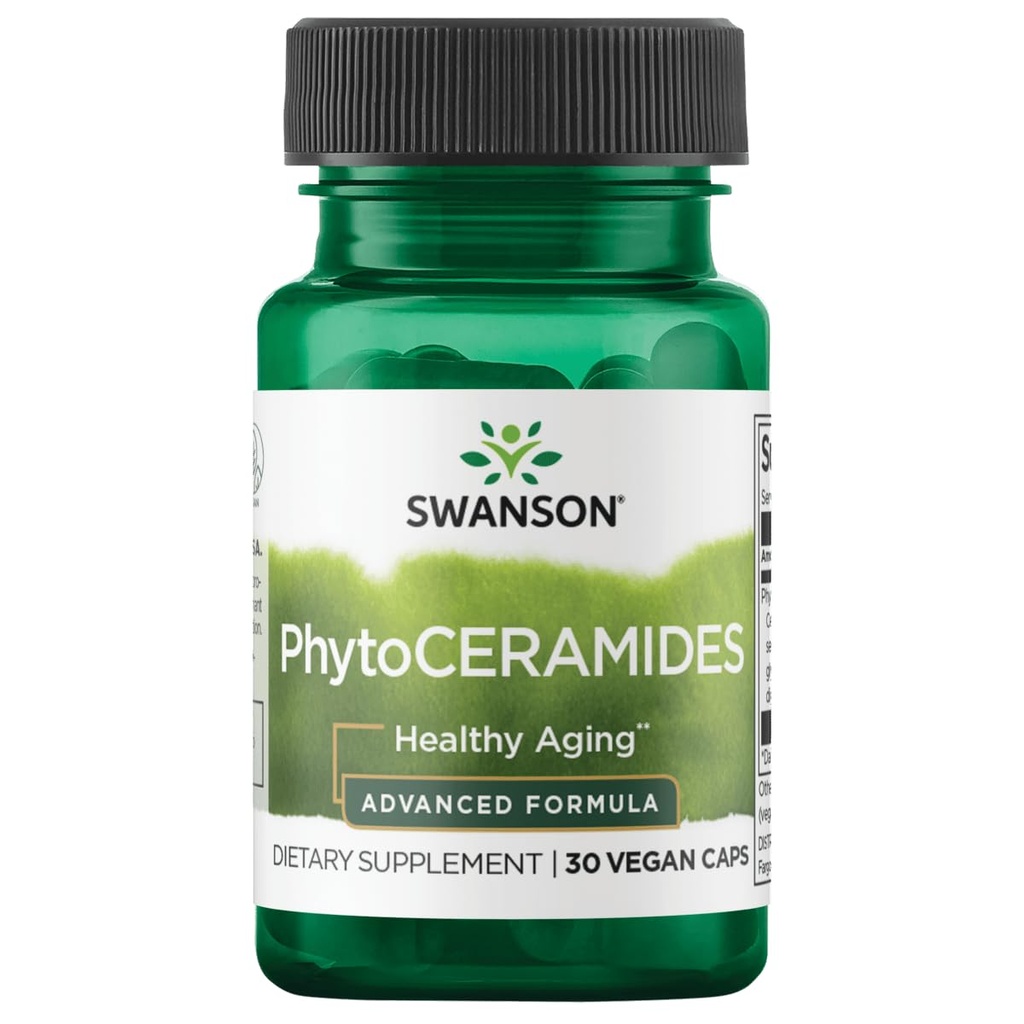 Swanson Advanced Phytoceramides 30 Milligrams 30 Veg Capsules
