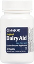 MAJOR Original Dairy Aid - Lactase Enzyme Supplement - 60 Caplets (1 Pack)
