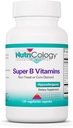Nutricology Super Vitamin B Complex - Vitamin B for Men & Women, Vitamin B Supplement, Vitamin B12, Vitamin B6, Vegetarian Capsules, Corn-Free, Yeast-Free - 120 Count