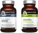 Quality of Life Immune Health Bundle - Featuring Kinoko Platinum AHCC 750mg and Allerfin