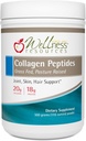 Wellness Resources Collagen Peptides - Pasture Raised, Grass Fed 100% Collagen Protein - Hydrolyzed Type I and III Collagen Peptides Powder, Unflavored (500 Grams/ 17.6 Ounces)