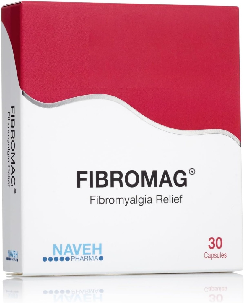 NAVEH PHARMA FIBROMAG - Fibromyalgia Pain and Fatigue Relief Supplements Natural Fast-Acting Extended Release Fibromyalgia & Arthritis Support for Muscle Aches, Exhaustion 30 Ct.