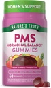 Nature's Truth PMS Hormonal Balance Support Gummies for Women | 60 Count | Vegan, Non-GMO & Gluten Free Supplement