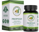 Propolis Health Propolis Capsules 1000mg-Daily with Vitamin E Per dose - Pure Brazilian Green Propolis Extract - Immune Booster 50 Days Supply -100 Capsules