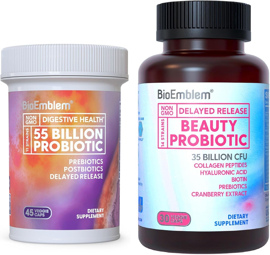 BioEmblem Beauty Probiotics for Women & Probiotics for Women & Men