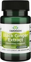 Swanson Black Ginger Extract - Promotes Healthy Blood Circulation and Physical Vigor - May Aid Heart Health, Muscle Tissue, and Wellbeing - (30 Veggie Capsules, 100mg Each) 1 Pack