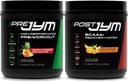 PRE JYM 30 Servings - Pineapple Strawberry & Post JYM Active Matrix - Post-Workout with BCAA's, Glutamine, Creatine HCL, Beta-Alanine, and More | JYM Supplement Science | Mandarin Orange Flavor, 30 Servings, 1.3 Pound