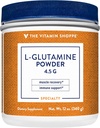 The Vitamin Shoppe L-Glutamine Powder 4.5G, A Free Form Amino Acid, Supports Muscle Recovery & Immune Health (12 Ounces Powder)