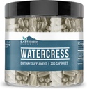 Earthborn Elements Watercress 200 Capsules, Pure & Undiluted, No Additives