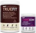 RSP NUTRITION TrueFit Protein Powder (Chocolate 2 LB) with AminoLean Pre Workout Energy (BlackBerry Pomegranate 30 Servings)