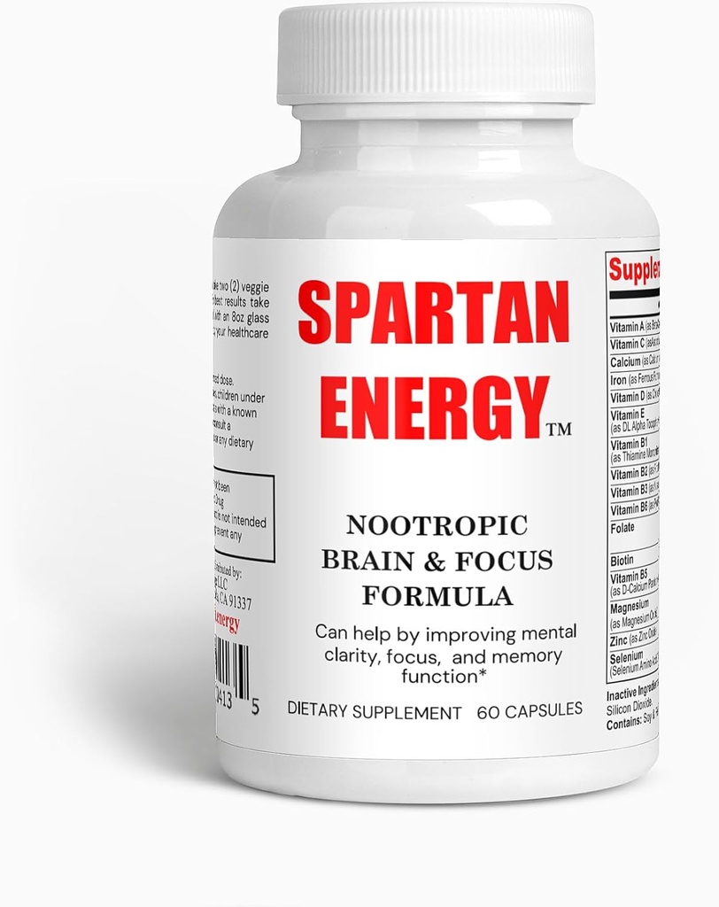 Nootropic Brain and Focus - Improve Mental Clarity and Focus, with Added Bonus of Increased Level of Energy and Improved Mood