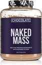 NAKED Chocolate Mass Gainer - All Natural Weight Gainer Protein Powder - 8lb Bulk, GMO Free, Gluten Free & Soy Free. No Artificial Ingredients - 1,360 Calories