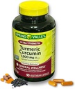 Turmeric Curcumin 1500mg with Black Pepper Capsules, 90ct (Pack of 1)
