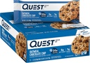 Quest Nutrition Oatmeal Chocolate Chip Protein Bars, 20g Protein, 1g Sugar, 5g Net Carb, Gluten Free, Keto Friendly, 12 Count
