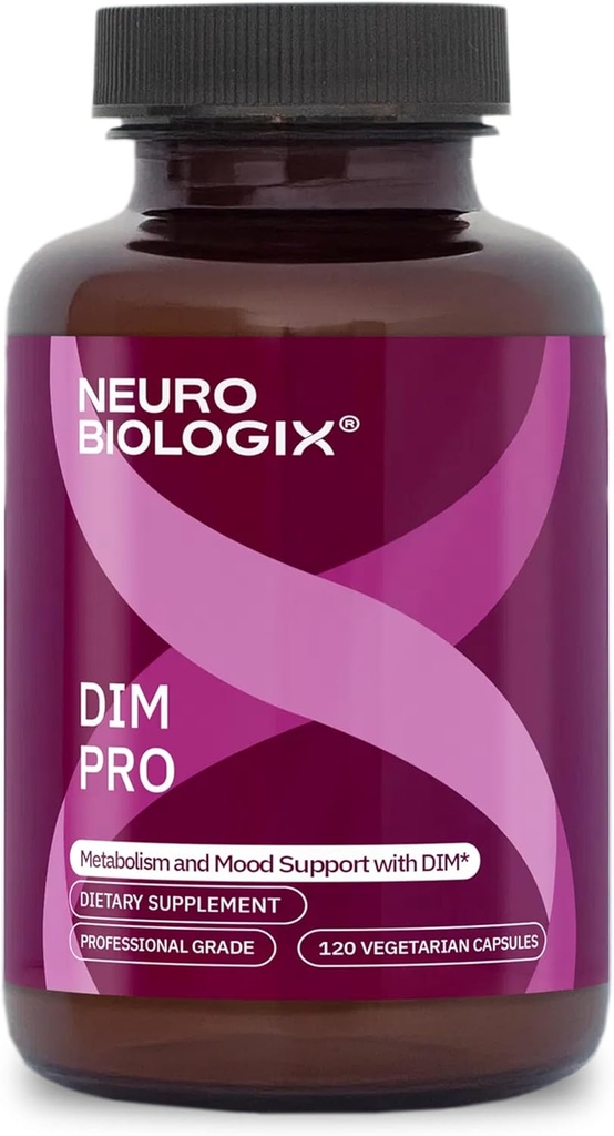 DIM Pro for Optimal Estrogen Metabolism Support – Promotes Balanced Estrogen Levels for Men & Women – Contains DIM, Calcium D-Glucarate, Bioperine for Hormone Balance & Nutrient Absorption Support