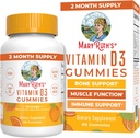 MaryRuth Organics Vitamin D3 Gummies | 2 Month Supply | Adults & Kids Vitamin D Gummy | Immune Support Supplement | VIT D3 1000IU for Bone Health&Muscle Function | Vegan | Non-GMO | Gluten Free | 60