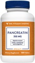 The Vitamin Shoppe Pancreatin 500MG, Natural Digestive Enzyme Supplement, Supports Digestion of Fats, Protein, Carbohydrates (100 Tablets)