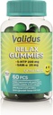 Validus Premium Stress Relief Gummies – 5-HTP 200mg & SAM-e 25mg Helps to Reduce Stress & Relaxation - Vitamin Support | Apple Flavor Gummies, Mood & Calm Supplement, Non-GMO, 60 Vegan Gummies
