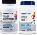 Runner Multivitamin & Joint Support Supplement – Antioxidants, Vitamin B Complex, Probiotics for Health, Energy, Endurance, Recovery - Glucosamine Chondroitin, MSM – GMP Running Supplements