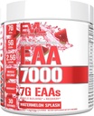 Evlution Nutrition EAA7000 - Pre & Post Workout Powder - Muscle Building + Recovery Supplement - 7g Essential Amino Acids + 5g BCAAs - Endurance + Energy Support - 30 Servings - Watermelon Splash