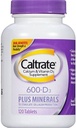 Caltrate Calcium & Vitamin D Plus Minerals, 600+D3 120 Tablets ( Pack of 1)