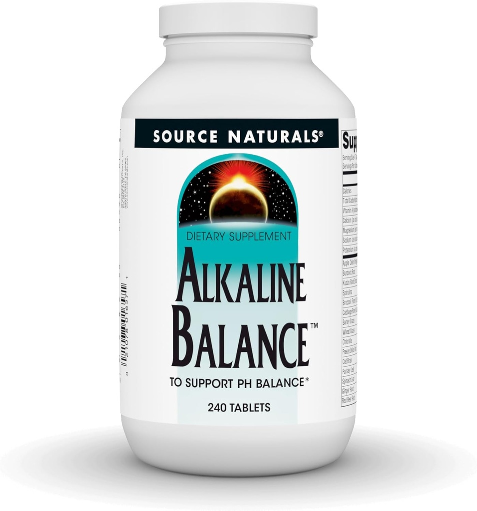 Source Naturals Alkaline Balance to Support PH Balance* - 240 Tablets