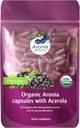 Aronia Berry Capsules Organic (60 Servings) | with 10:1 Aronia Berry Powder & 120 mg Acerola Cherry Extract per Serving | High in Vitamin C & Antioxidants | Black Chokeberry Supplement