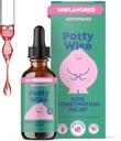 JoySpring Potty Wise – Gentle Digestive Support for Kids – Promotes Healthy Digestion with Senna & Elderberry – Vegan, Gluten-Free, Sugar-Free (2 fl oz) 60 Servings