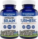 Stonehenge Health Dynamic Brain + Dynamic Turmeric Bundle Supports: Memory Acquisition, Retention, & Recall