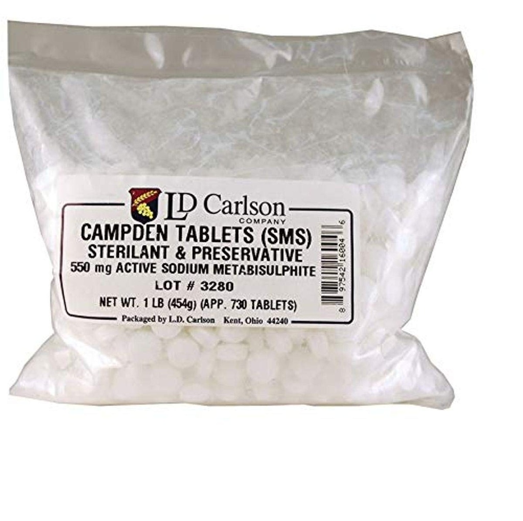 LD Carlson - Sodium Campden Tablets - 1 lb