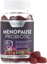 Menopause Supplements for Women - Menopause Probiotic Gummy - Women’s Menopause Relief for Hot Flashes, Night Sweats & Mood Swings with Black Cohosh & Cranberry - Non-GMO, Vegan - 60 Gummies