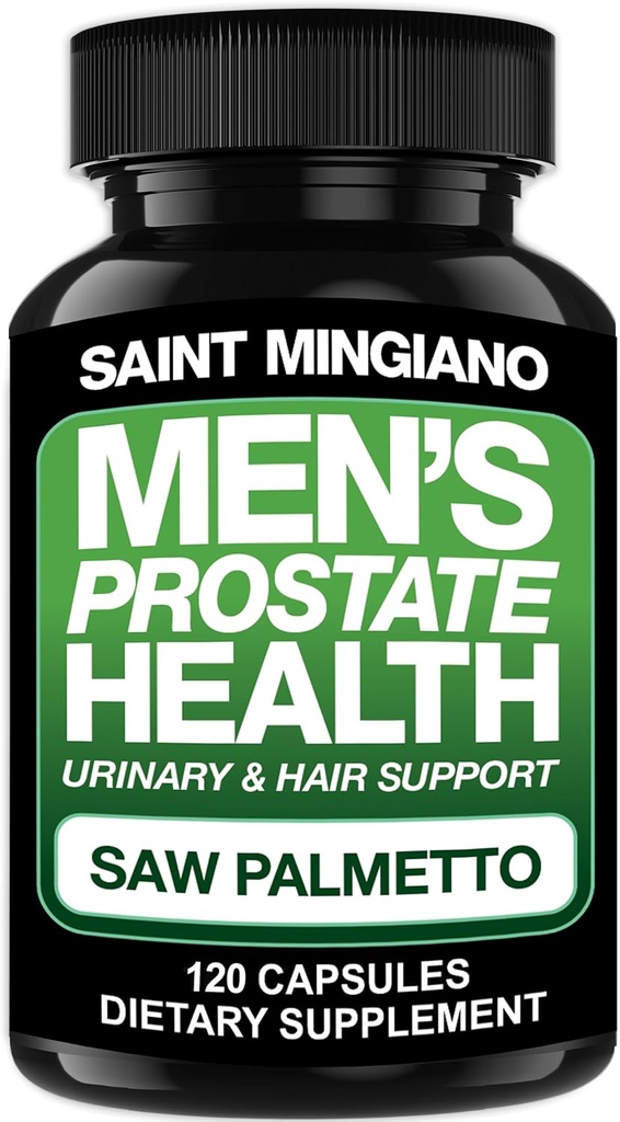 Men's Prostate Health - Urinary & Hair Support - Saw Palmetto - 120 Capsules/Pills