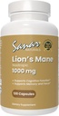 Sanar Naturals Lions Mane Supplement Capsules - Focus, Memory and Brain Function Support - Mushroom Lions Mane Powder Supplement Nootropic - Non-GMO, Gluten-Free, 120 Pills