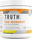 Truth Nutrition Pre Workout Powder - Natural PreWorkout for Men & Women, Vegan BCAA Amino Energy Powder, Keto Friendly - No Artificial Flavors, Sweetners or Dyes (Lemonade)