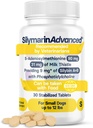 Liver Health Supplement for Small Dogs - Milk Thistle for Dogs Liver Support with S-Adenosylmethionine (Same) & Silybin - 30 Tablets