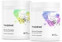 THORNE - Amino Complex Bundle - Promotes Lean Muscle Mass and Energy Production - Lemon & Berry Flavors