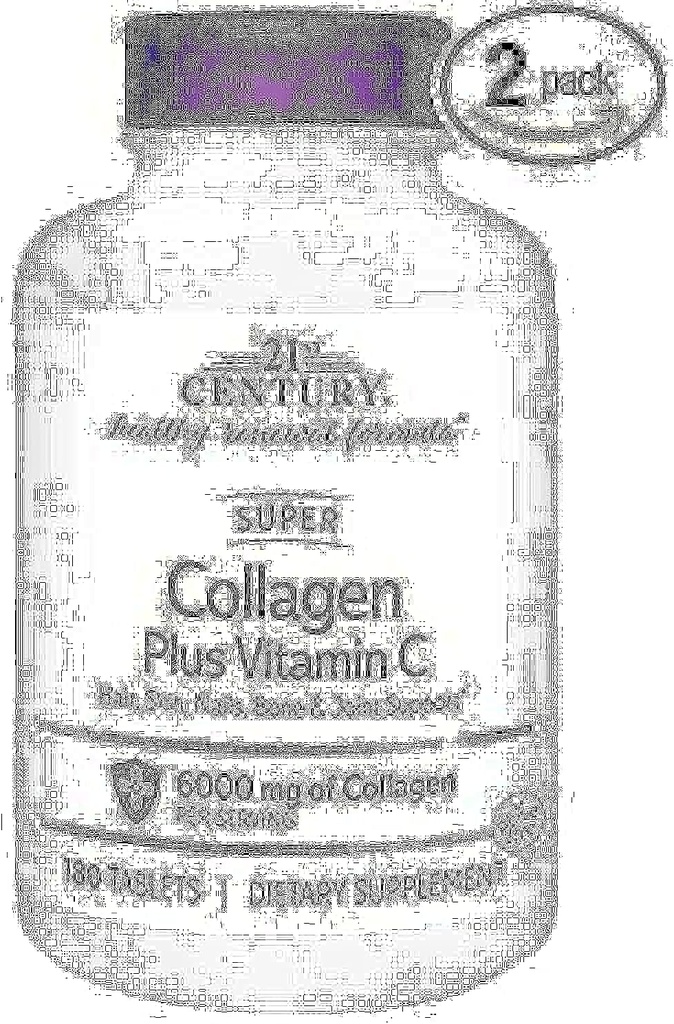 21st Century Super Collagen Plus C - 180 ct, Pack of 2