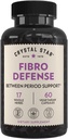 Crystal Star Fibro Defense, 60 Capsules, Black Cohosh, Breast & Uterine Health Between Periods, Non-GMO
