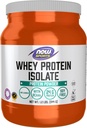 NOW Foods Sports Nutrition, Whey Protein Isolate, 25 g With BCAAs, Unflavored Powder, 1.2-Pound