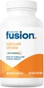 Bariatric Fusion Non Chewable Calcium Citrate with Vitamin D3 Tablet | Easy to Swallow 600 mg Calcium Supplement with Vitamin D to Increase Absorption* | 180 Tablets